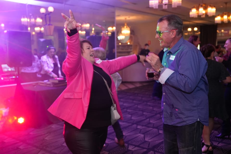 Social media content creation at a corporate event at a Gold Coast event