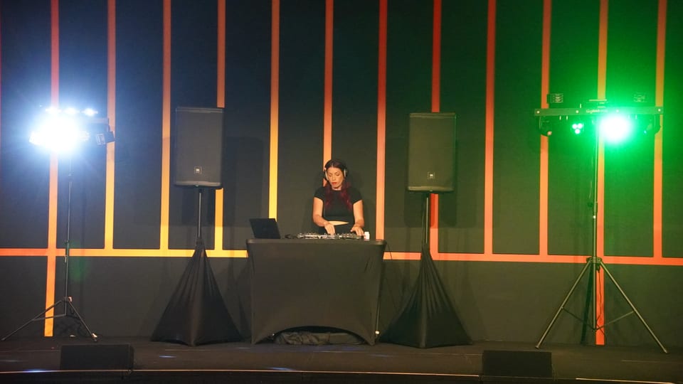 Event lighting and décor styling at a Brisbane event