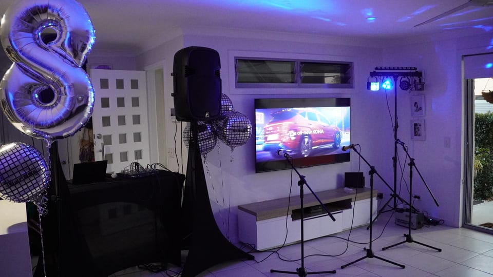 Event lighting and décor styling at a Brisbane event
