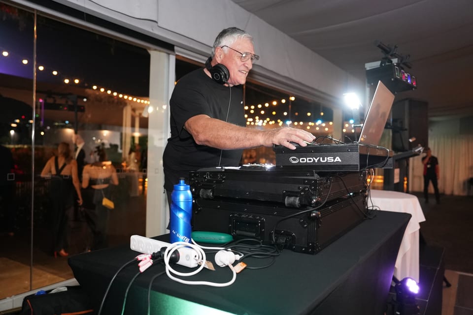 Professional DJ performance at a Brisbane event