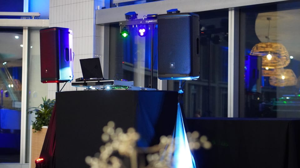 Professional DJ performance at a Gold Coast event