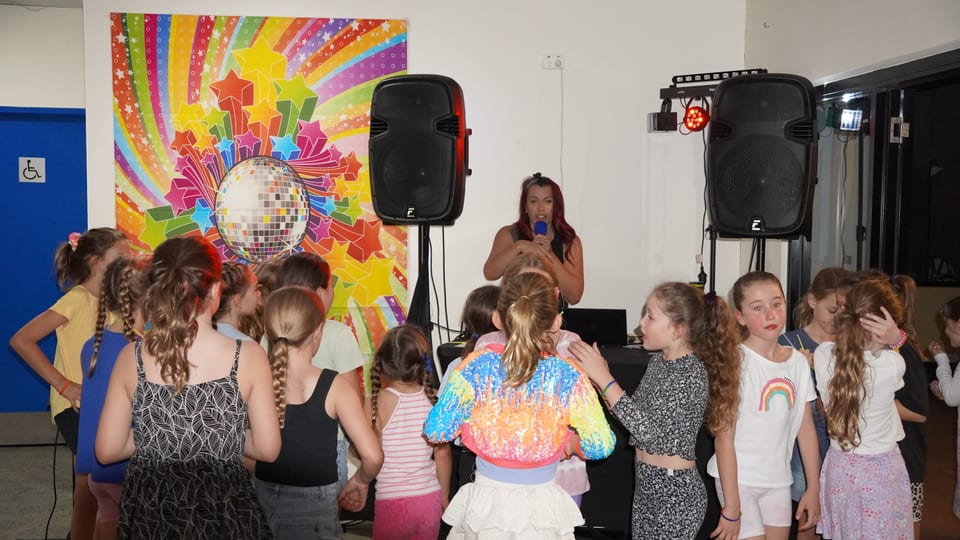Kids party and school disco DJ entertainment at a Brisbane event