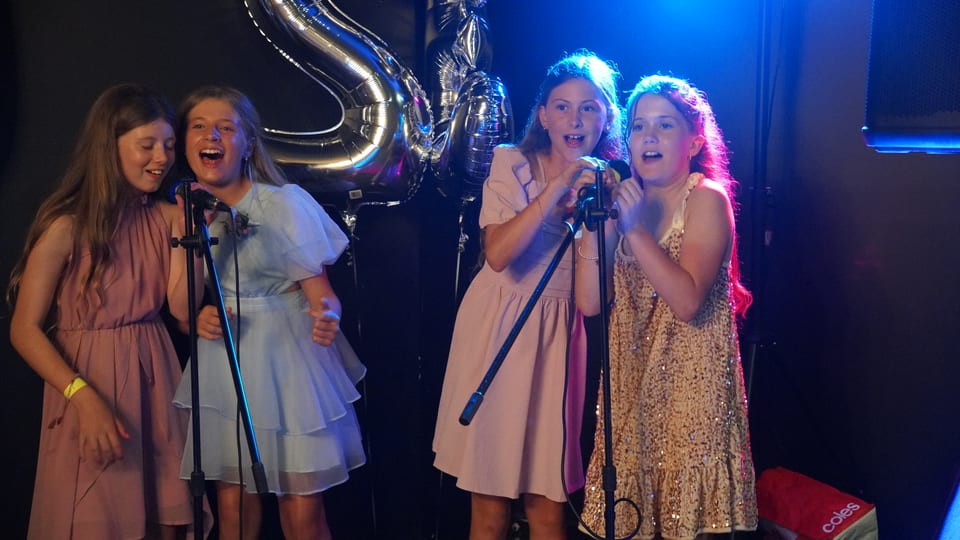 Kids party and school disco DJ entertainment at a Gold Coast event