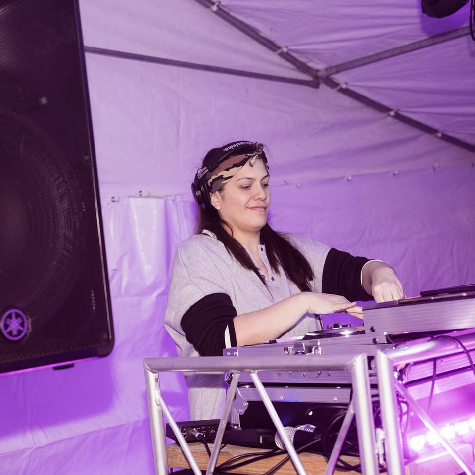 Professional MC and DJ team at an event at a Brisbane event