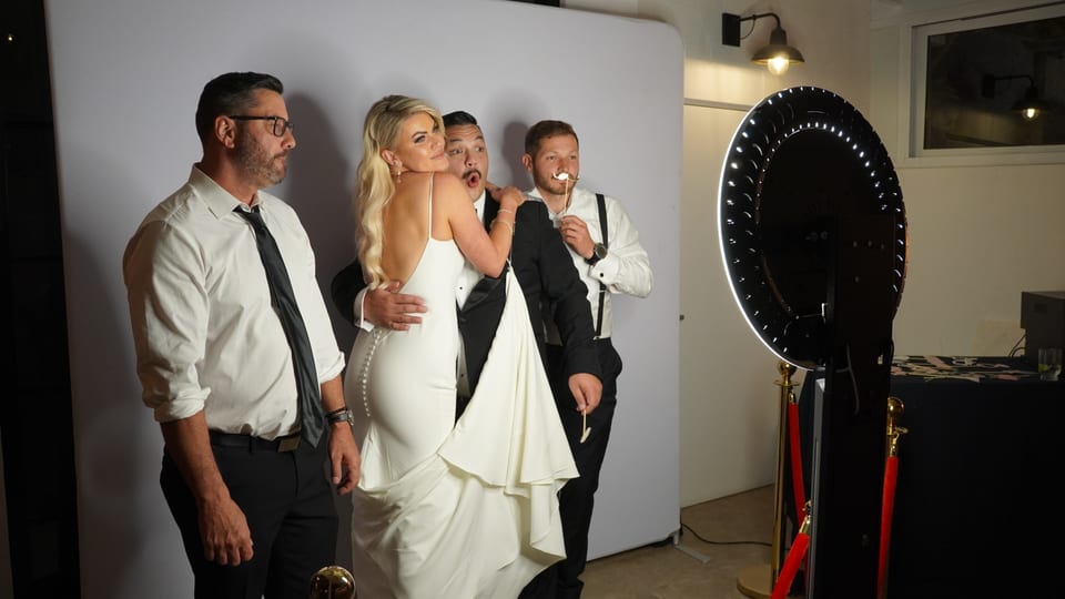 Photobooth hire at an event at a Gold Coast event