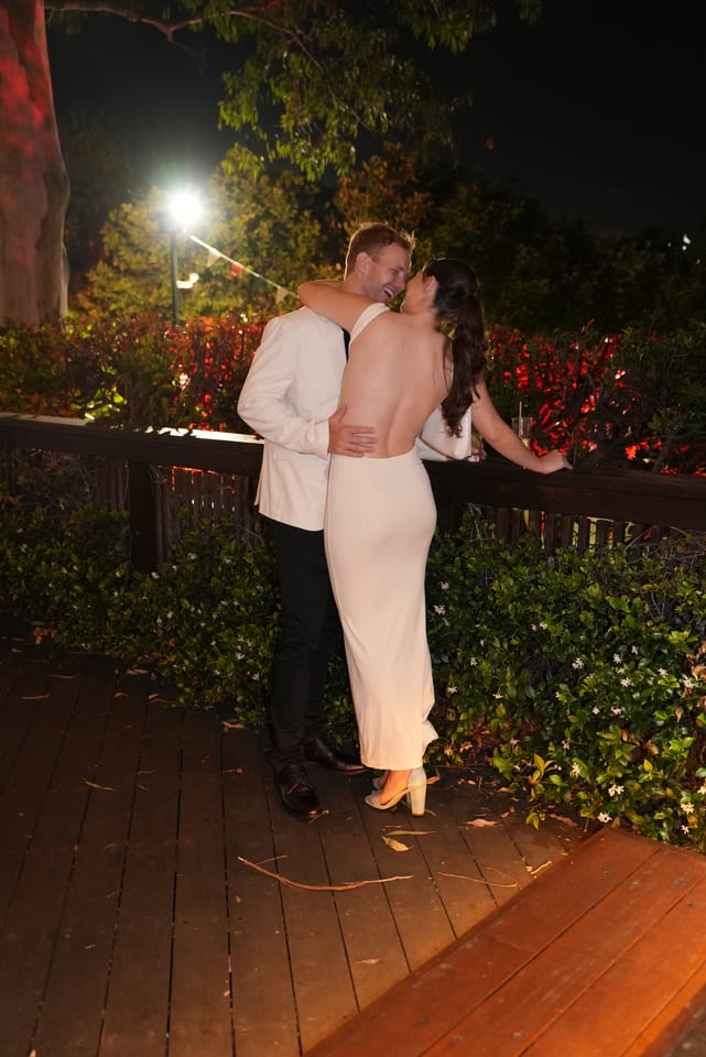 Wedding DJ reception and dancefloor at a Brisbane event